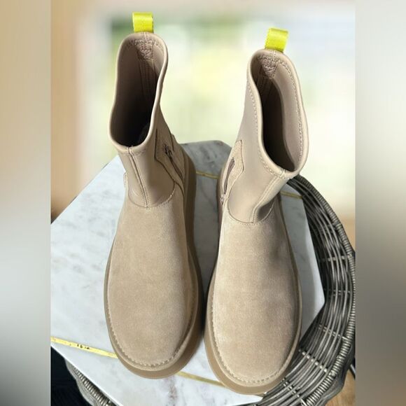 NEW UGG Women's Classic Dipper Sand Platform Shearling Suede Boots 1144031 SZ 9 - Picture 13 of 13